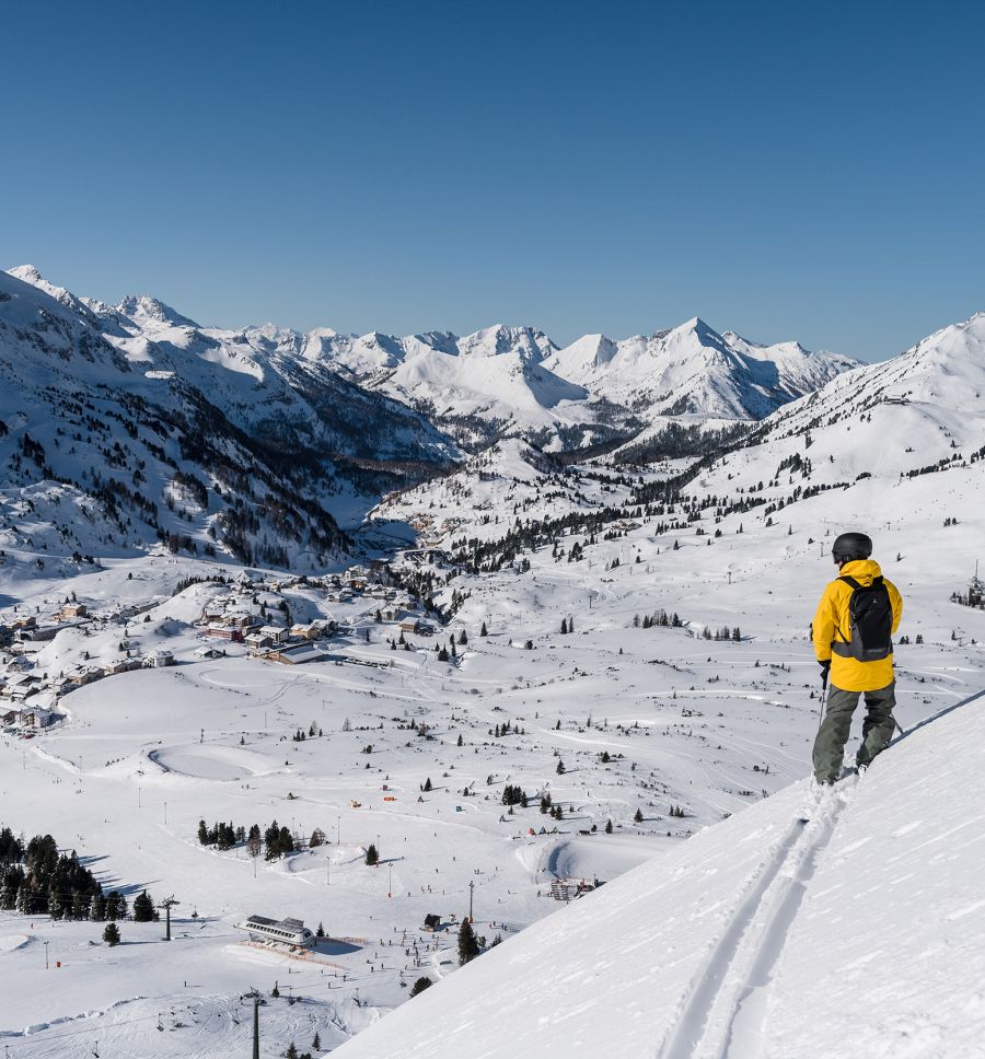 Skifahren mit Freund Obertauern